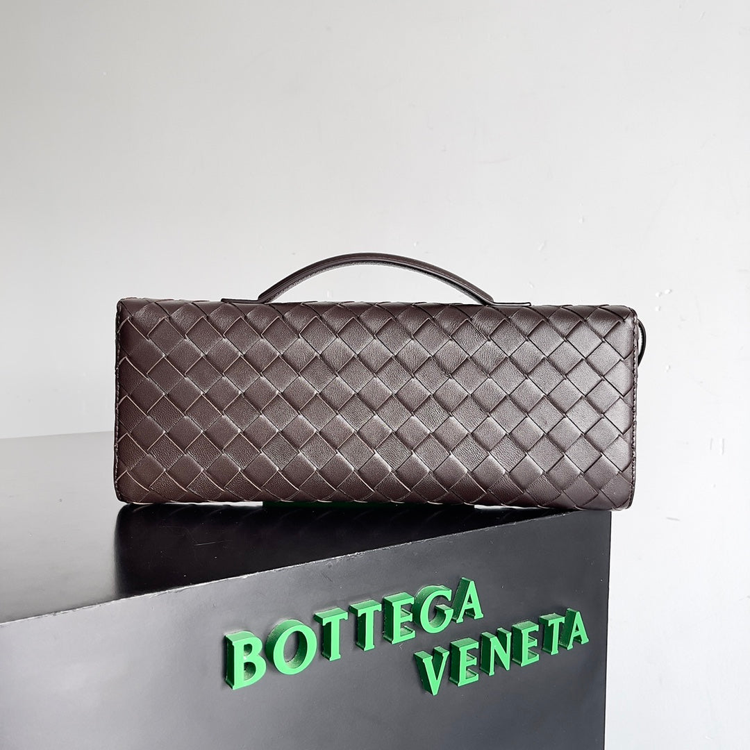 Andiamo Woven Leather Clutch Bag
