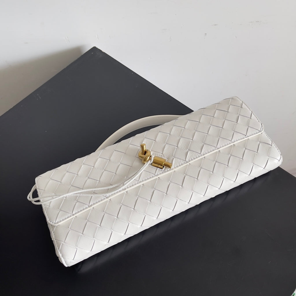 Andiamo Woven Leather Clutch Bag