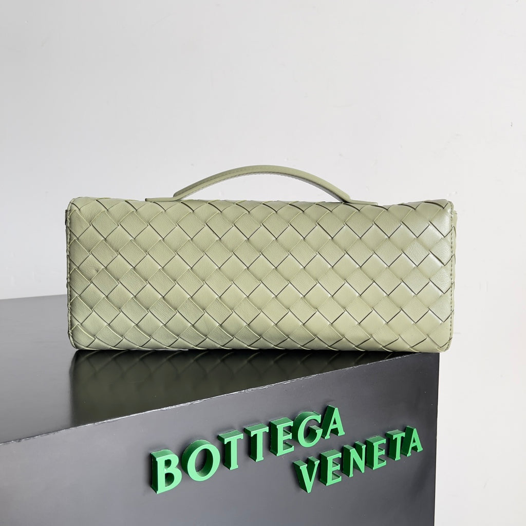 Andiamo Woven Leather Clutch Bag