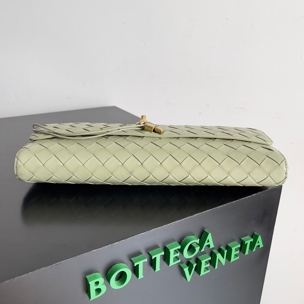 Andiamo Woven Leather Clutch Bag