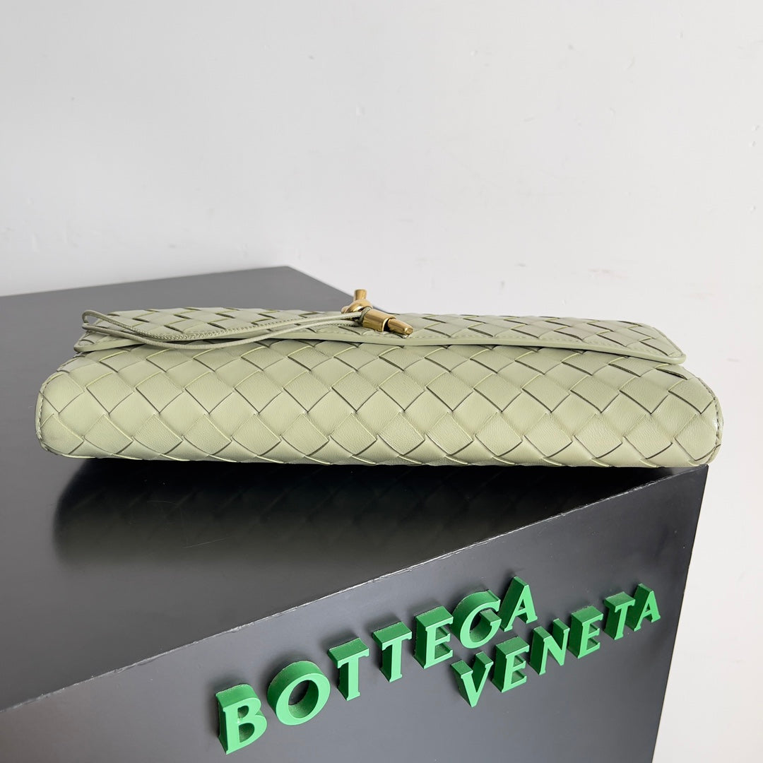 Andiamo Woven Leather Clutch Bag