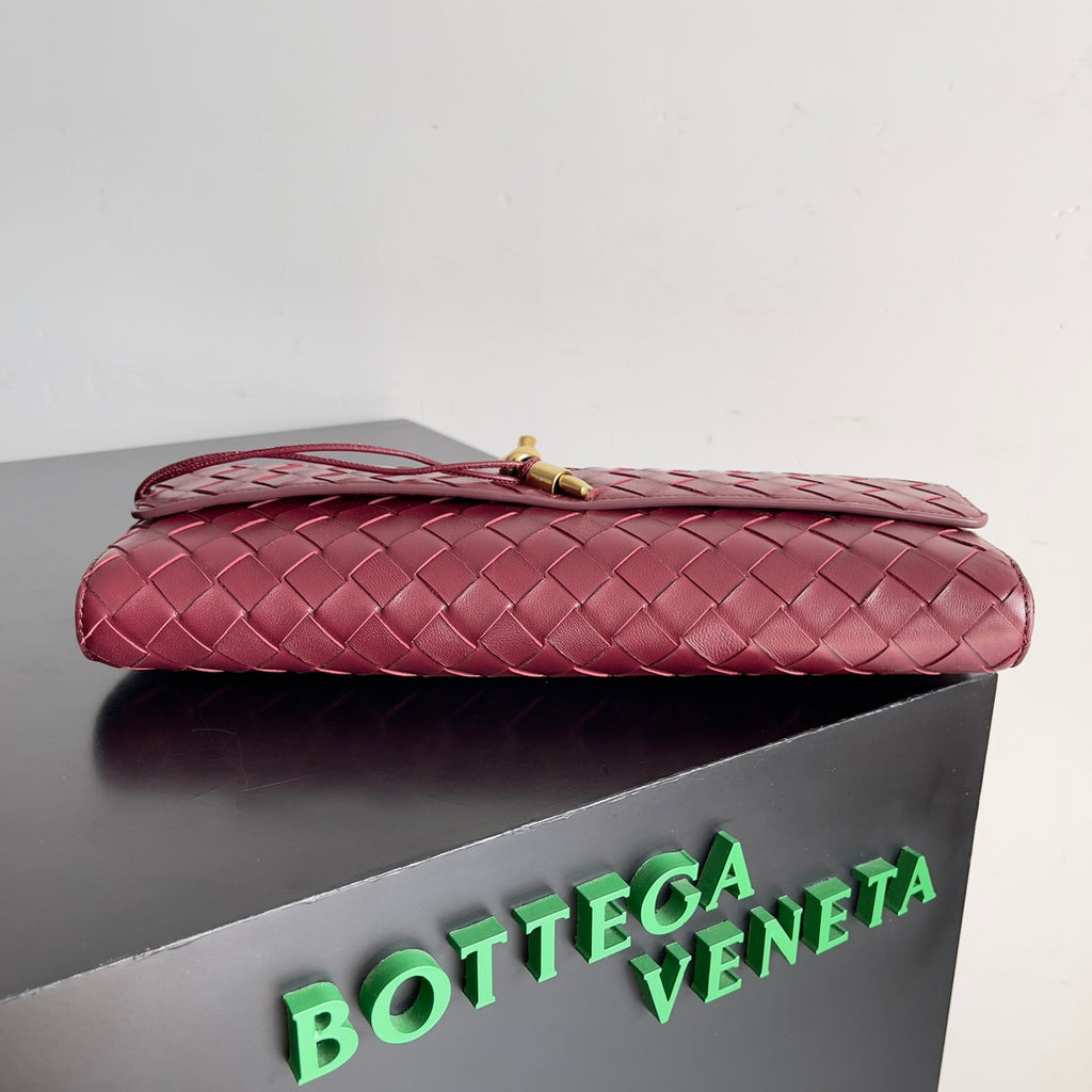 Andiamo Woven Leather Clutch Bag