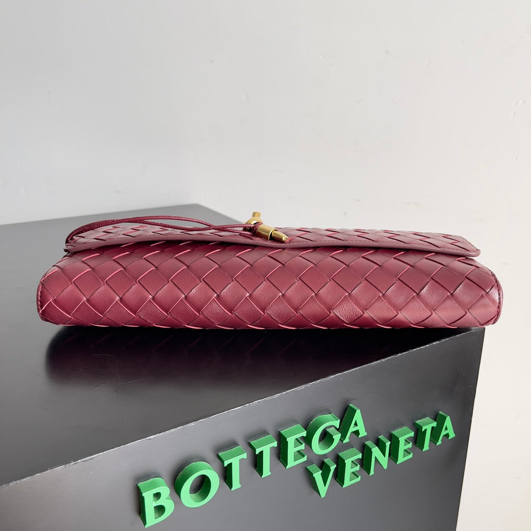Andiamo Woven Leather Clutch Bag