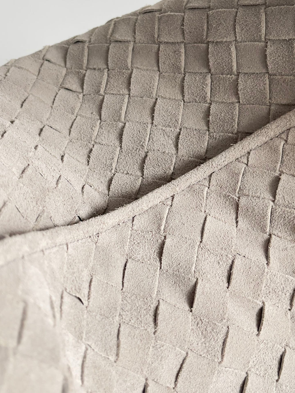 Woven Leather Oversized Hobo Shoulder Bag