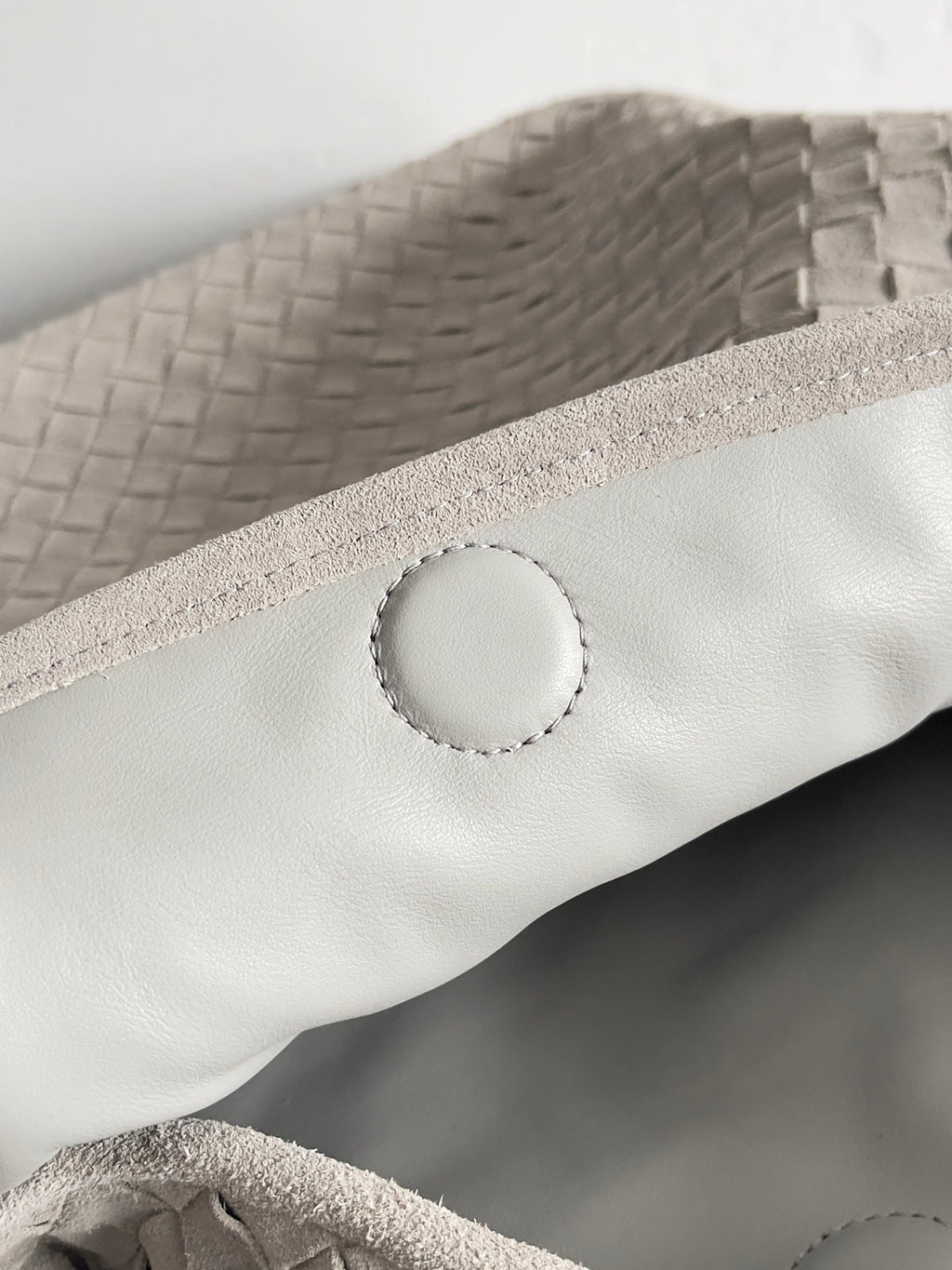 Woven Leather Oversized Hobo Shoulder Bag