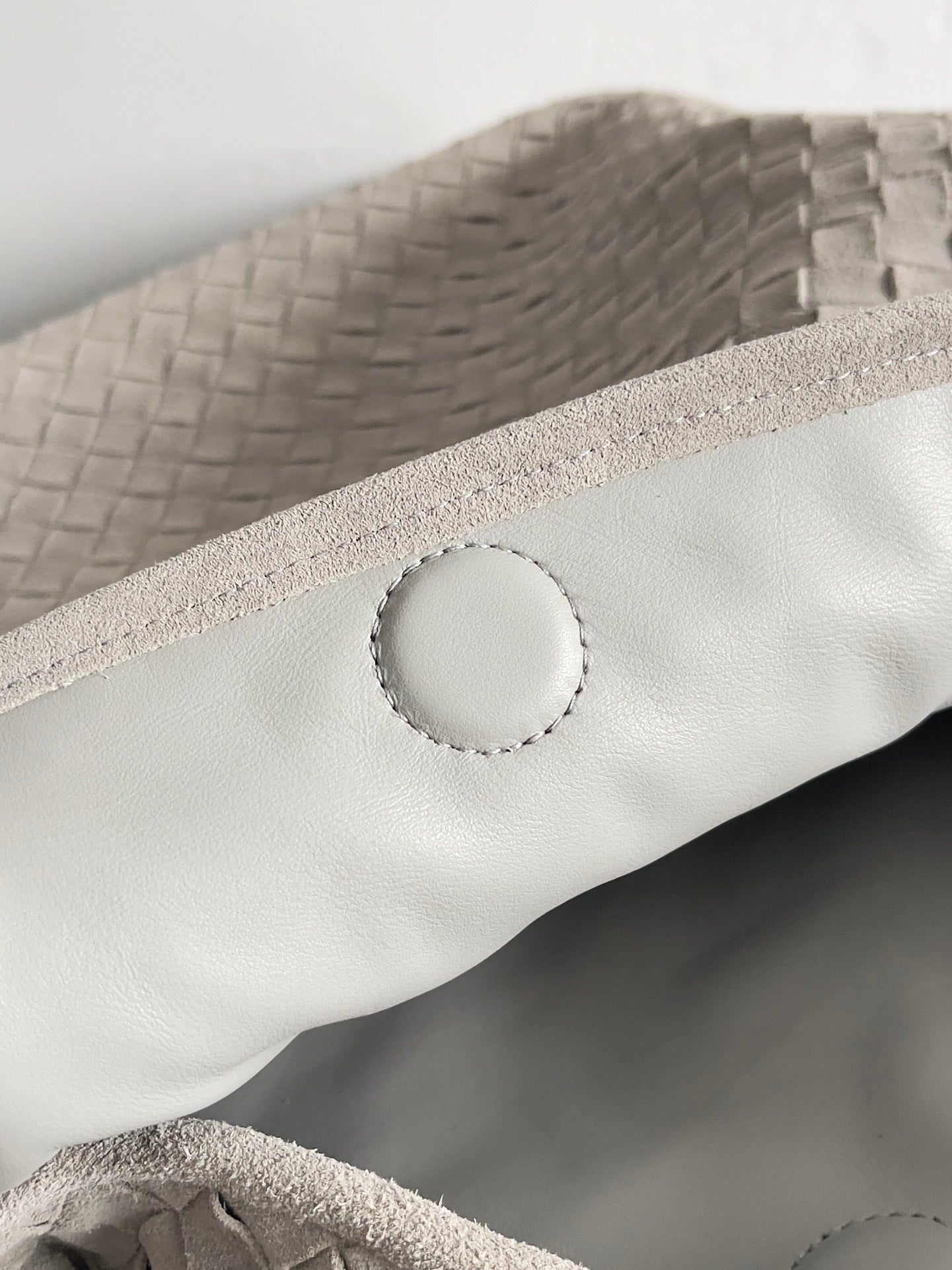 Woven Leather Oversized Hobo Shoulder Bag