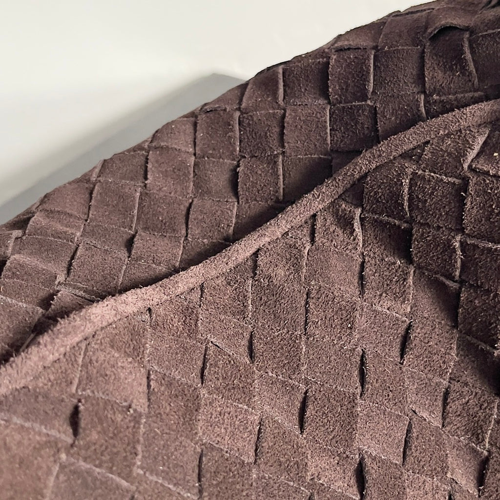 Woven Leather Medium Hobo Shoulder Bag