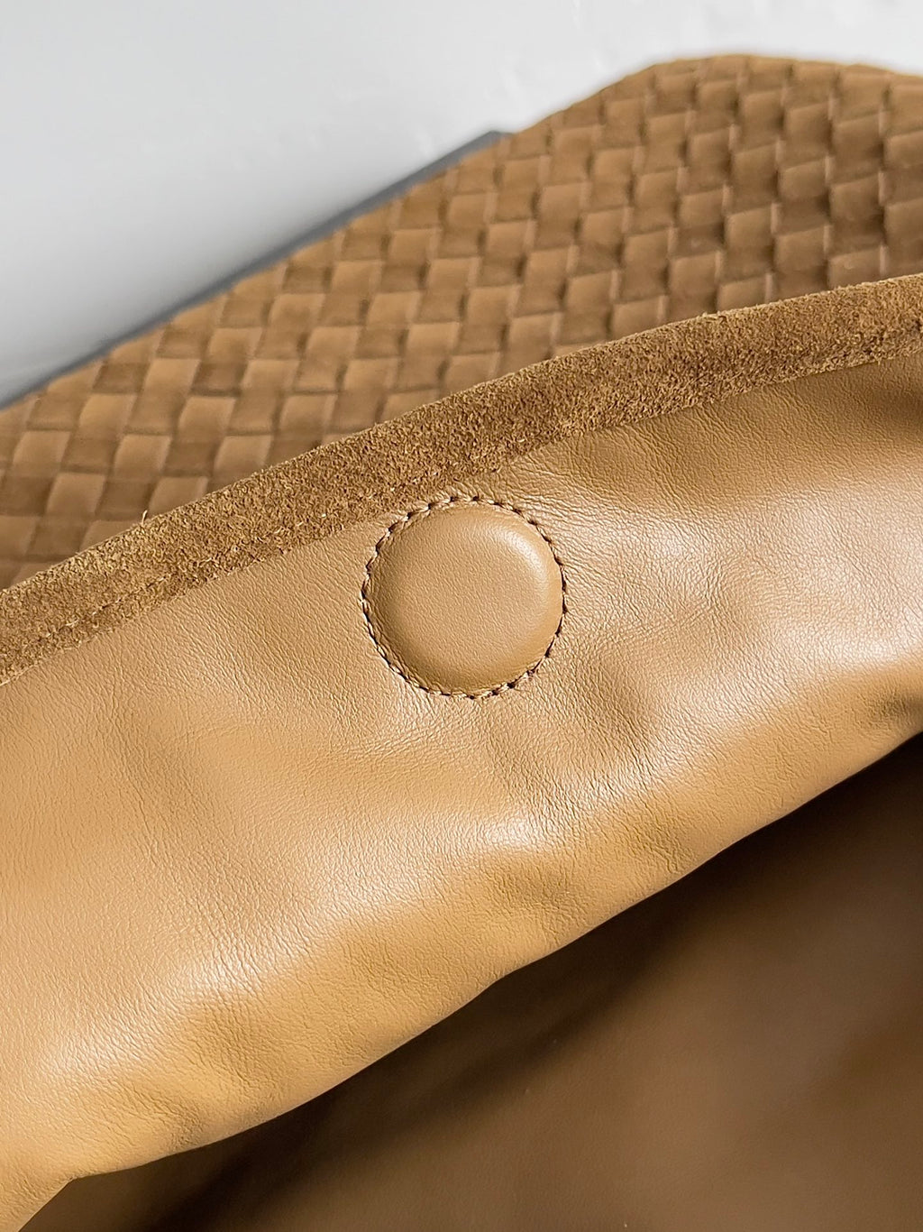 Woven Leather Oversized Hobo Shoulder Bag