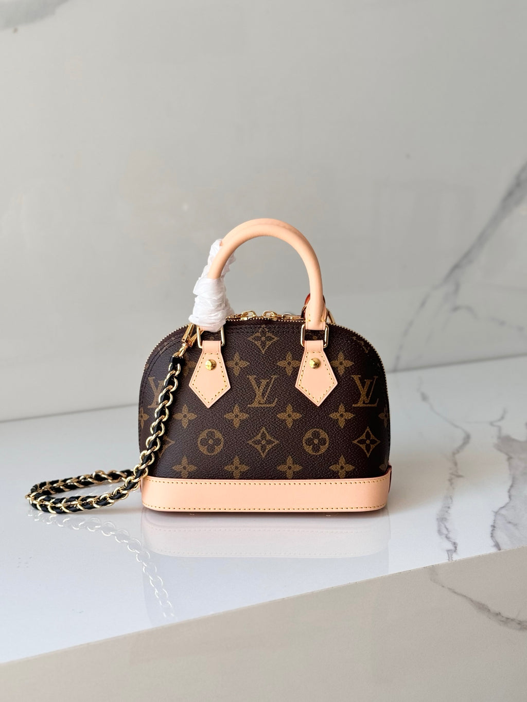 Alma BB White Monogram