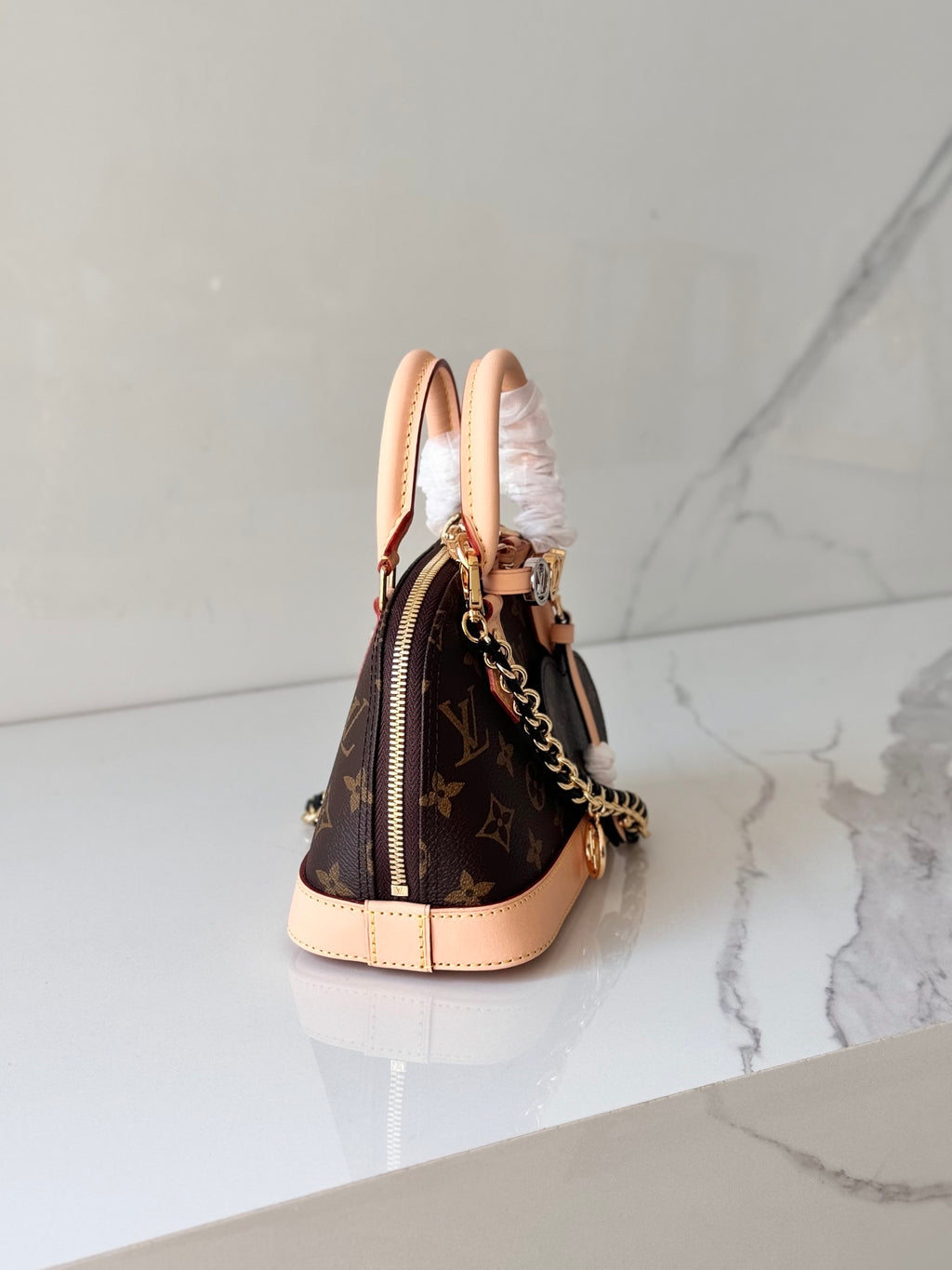 Alma BB White Monogram