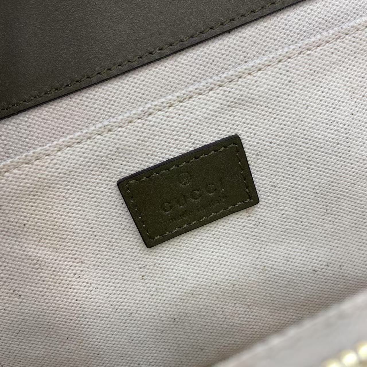 GG Marmont Small Green Shoulder Bag