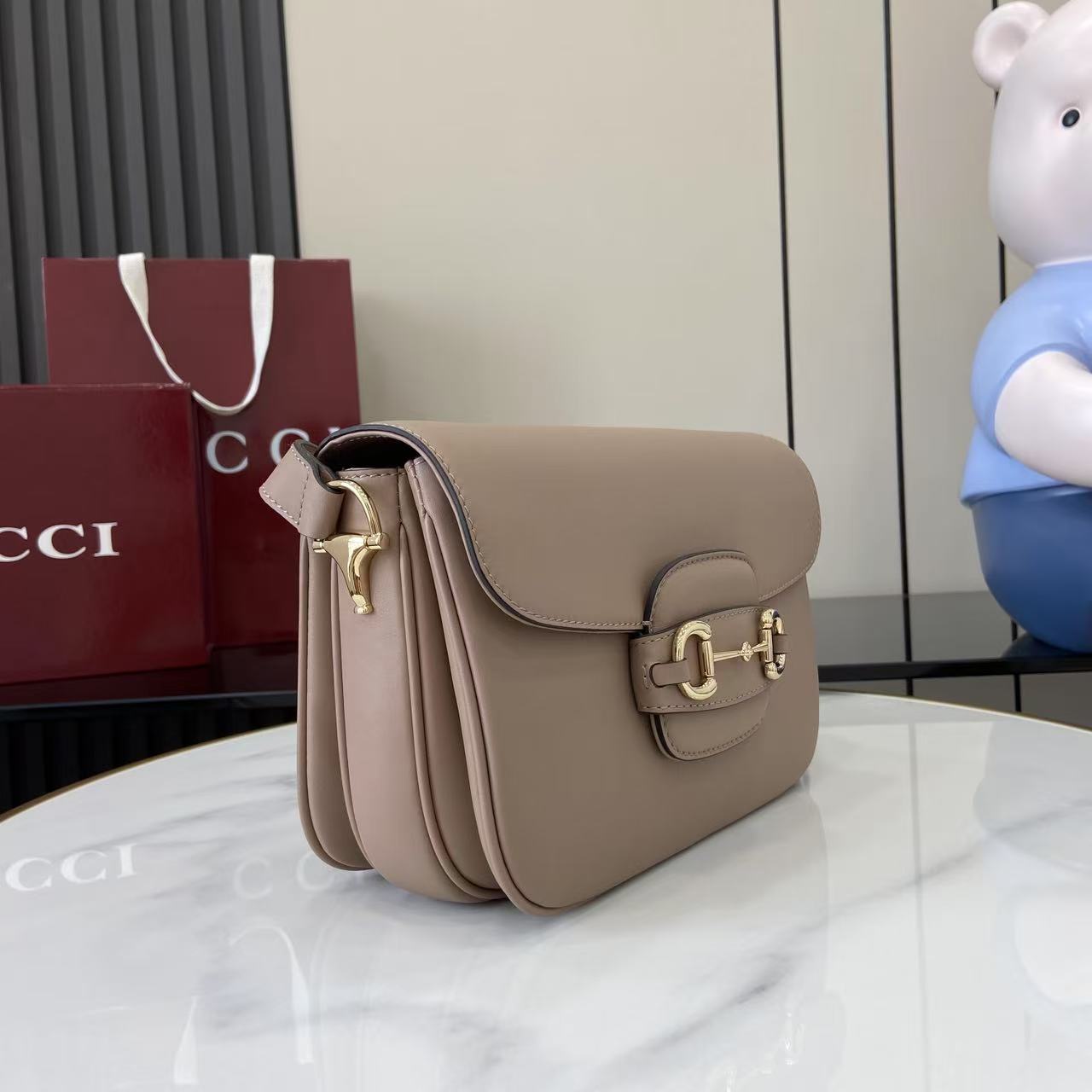 Horsebit 1955 Leather Shoulder Bag