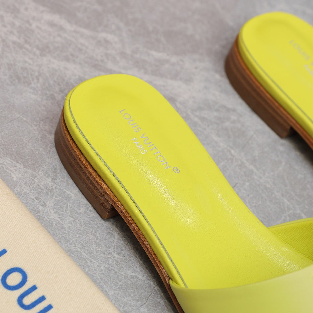 Leather Slide Slippers