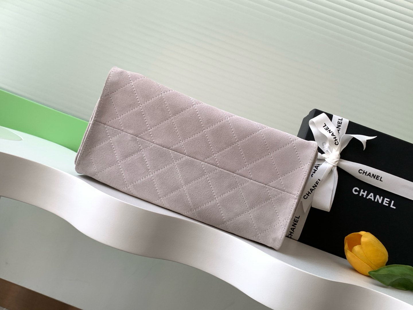 25 Medium Suede Bucket Bag