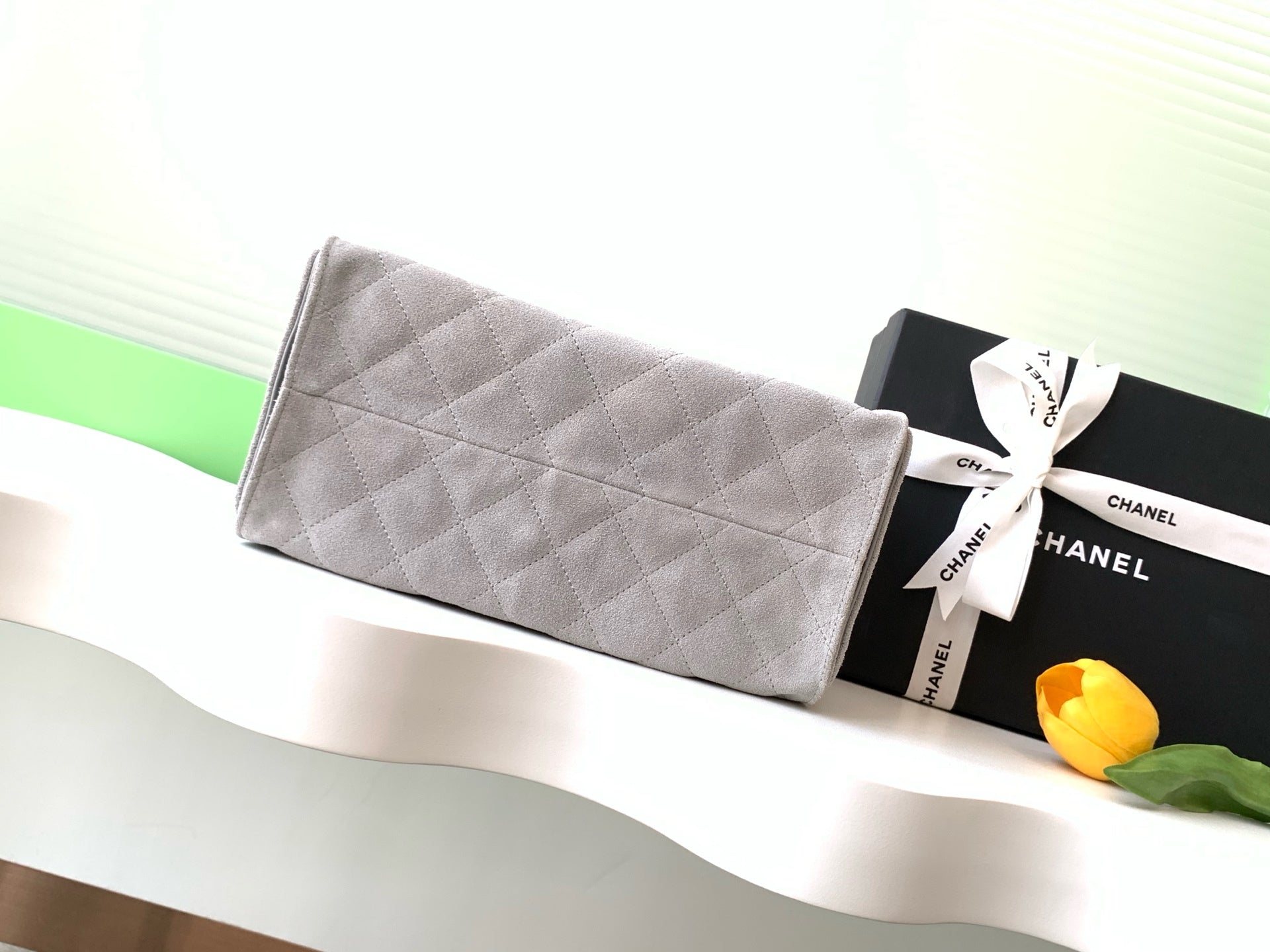 25 Medium Suede Bucket Bag