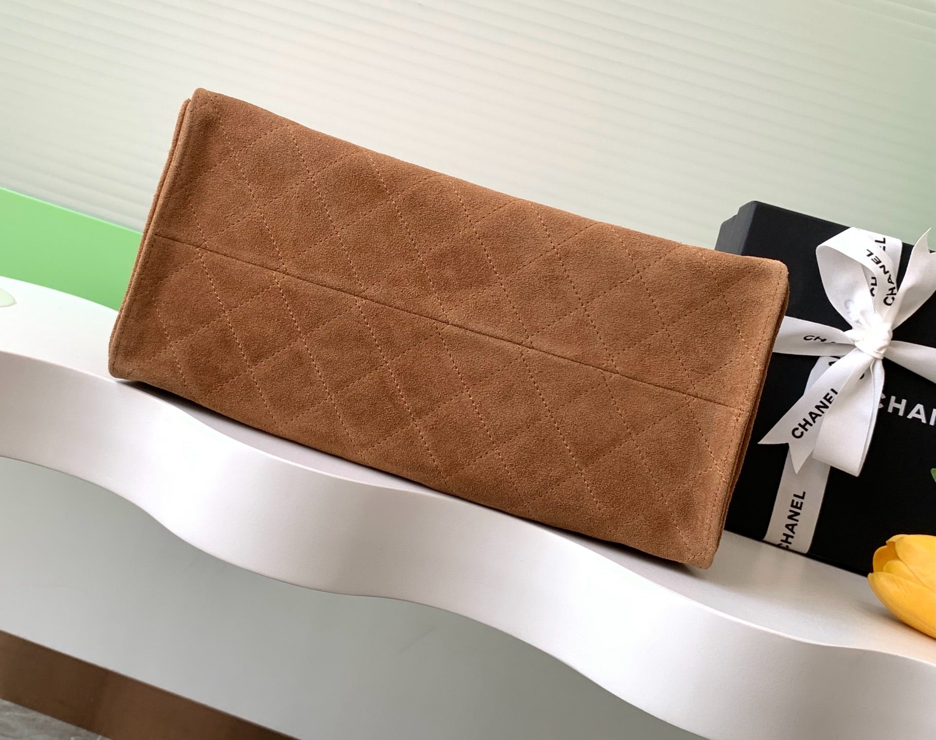 25 Large Suede Bucket Bag