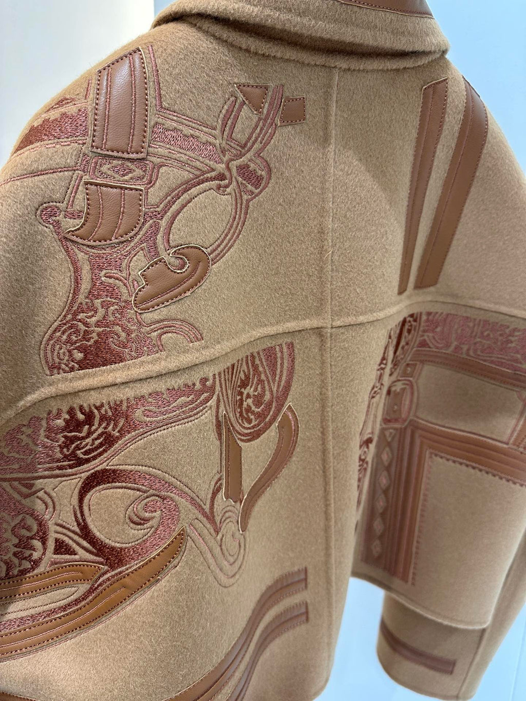 Graphic Wool Short Jacket