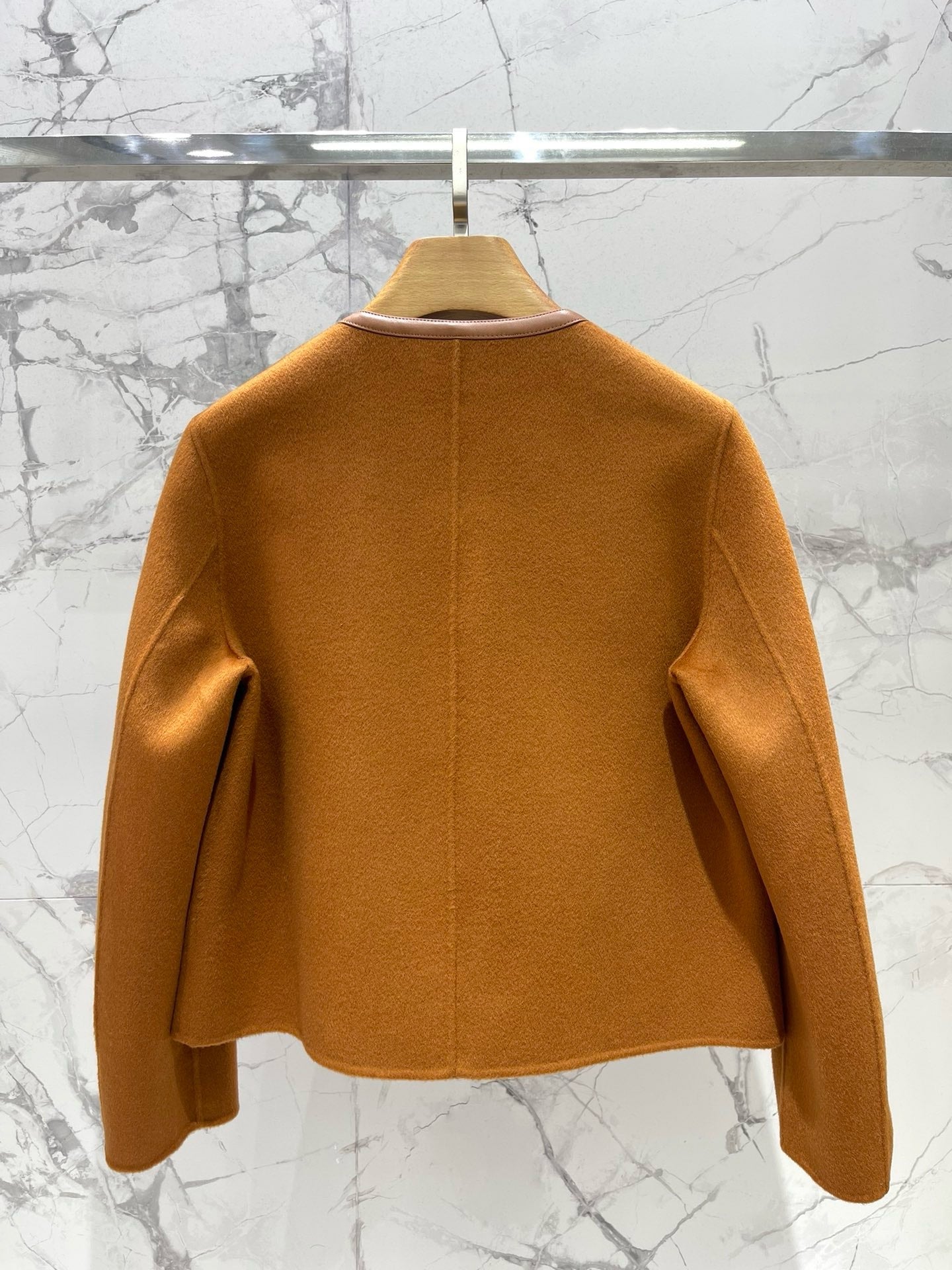 Embroidered Wool Short Jacket