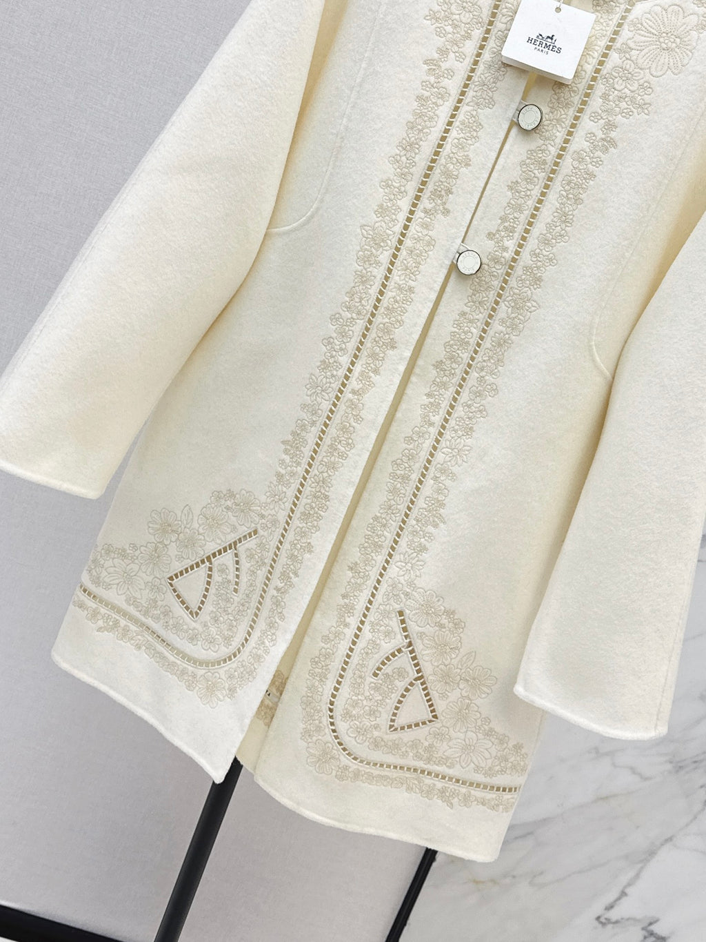 Embroidered Knit Jacket