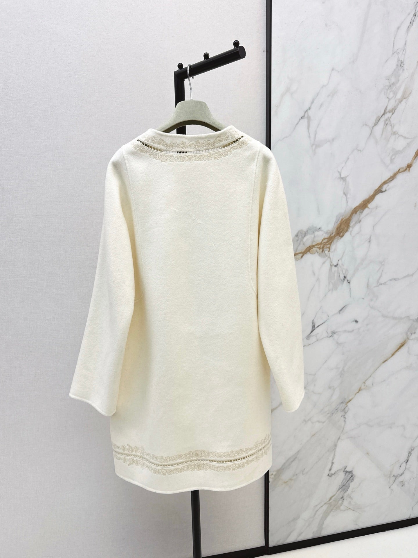 Embroidered Knit Jacket