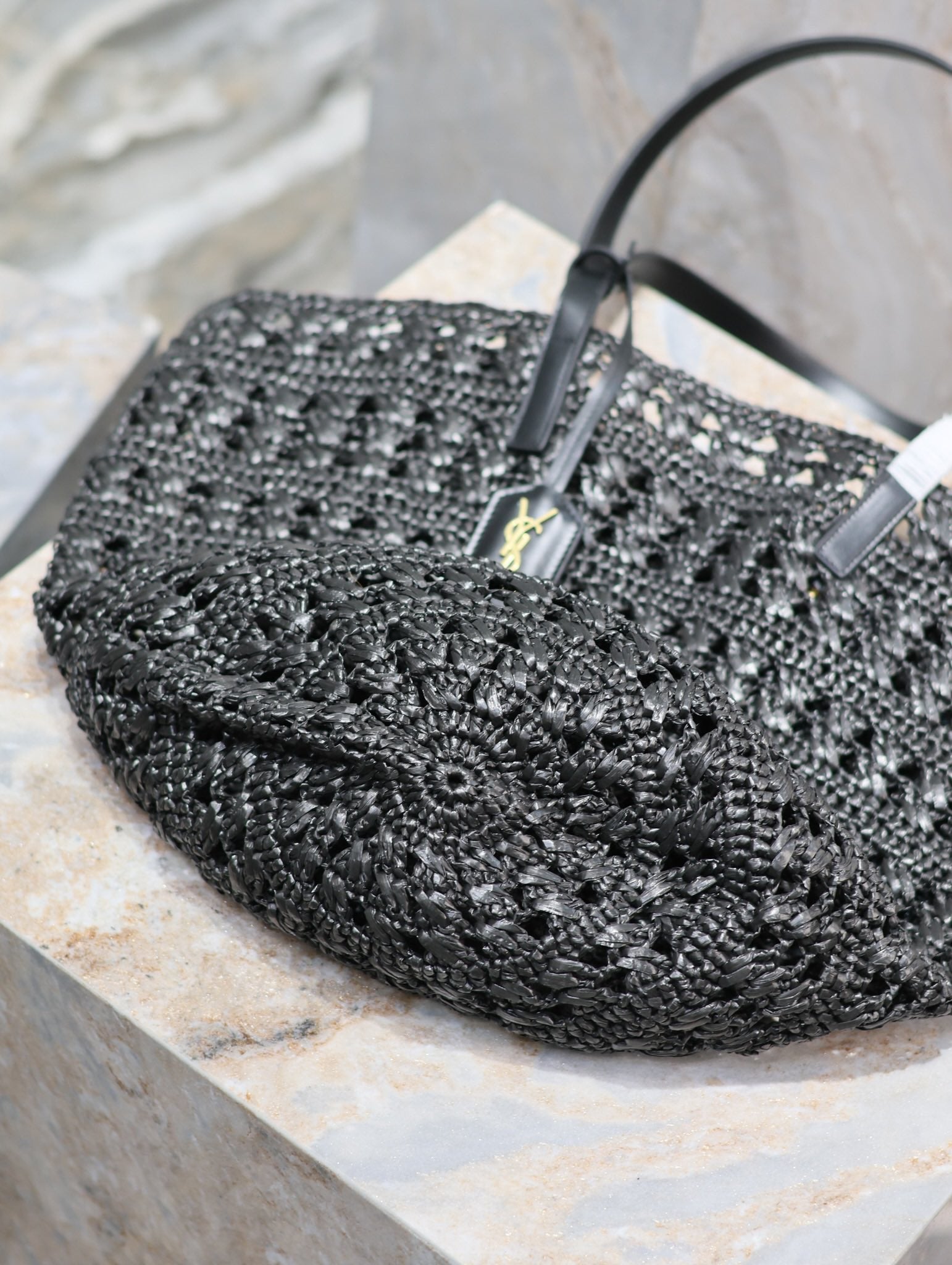 Raffia Medium Tote Bag