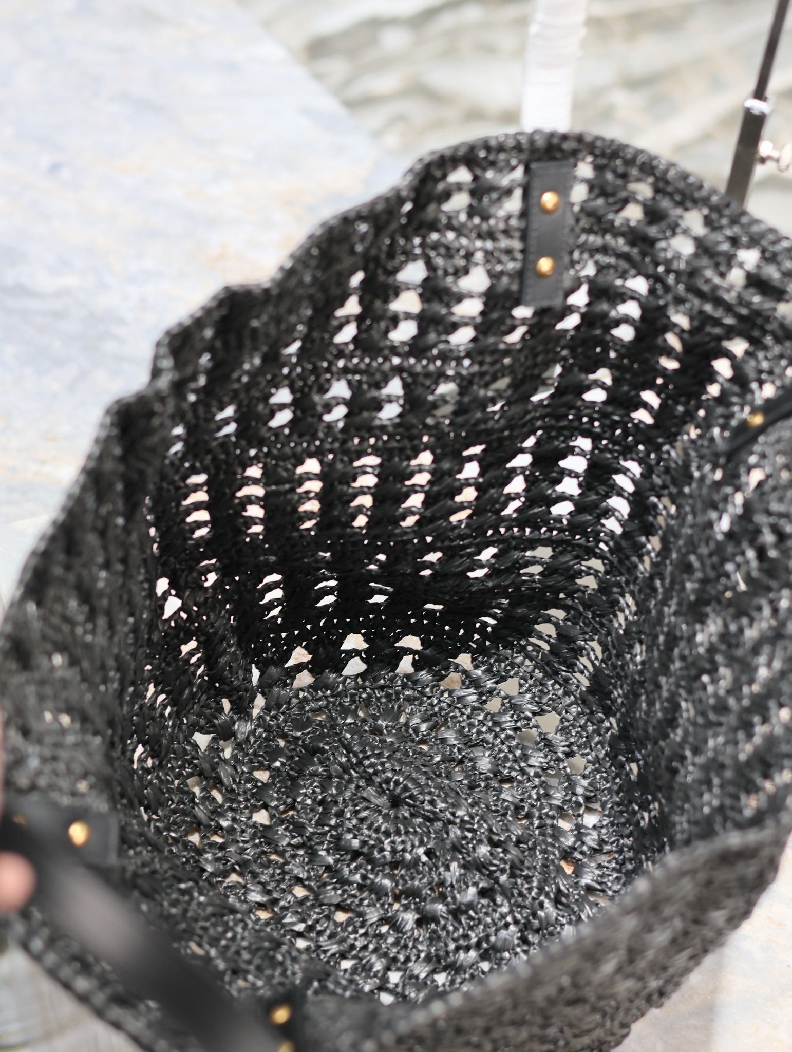 Raffia Medium Tote Bag