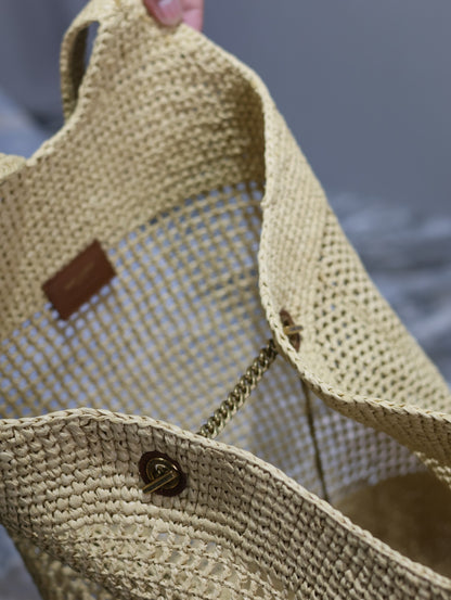 Icare Raffia Large Tote Bag