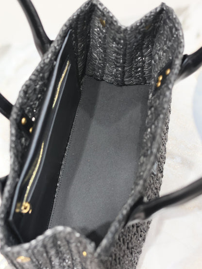 Panier Large Woven Tote Bag