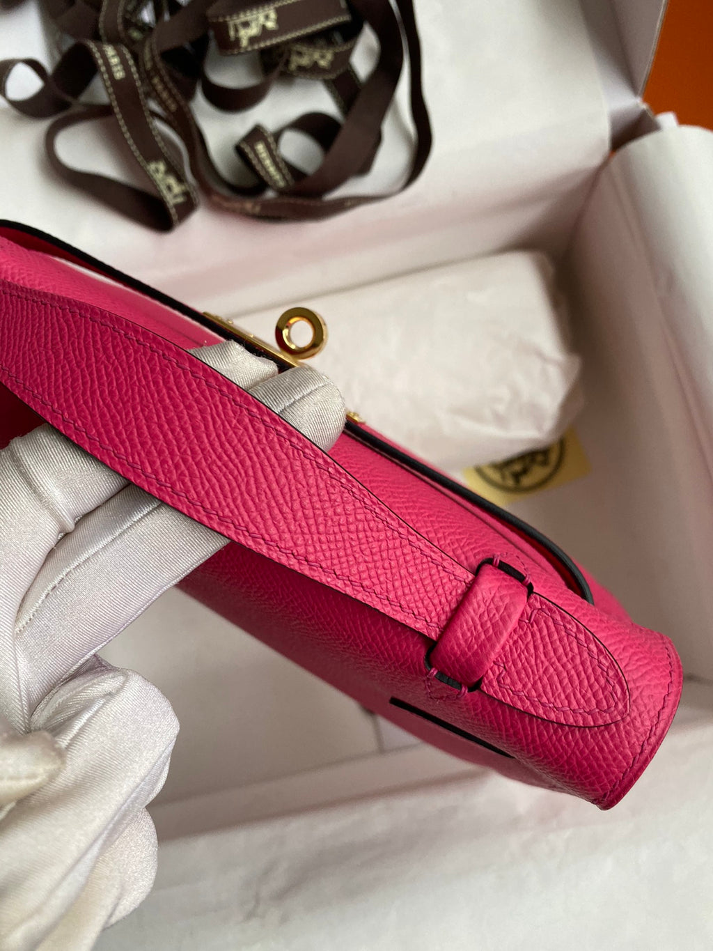 Mini Kelly 22cm Epsom Leather Handbag