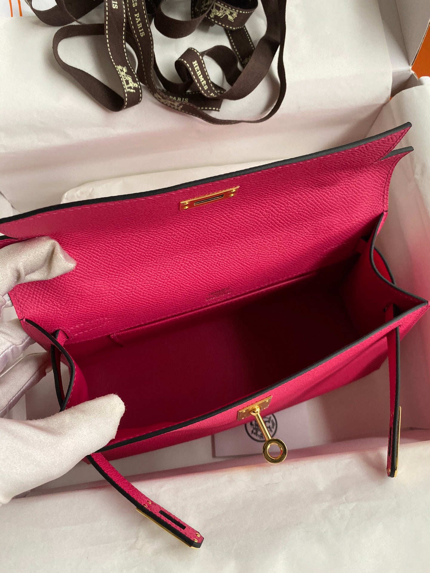 Mini Kelly 22cm Epsom Leather Handbag