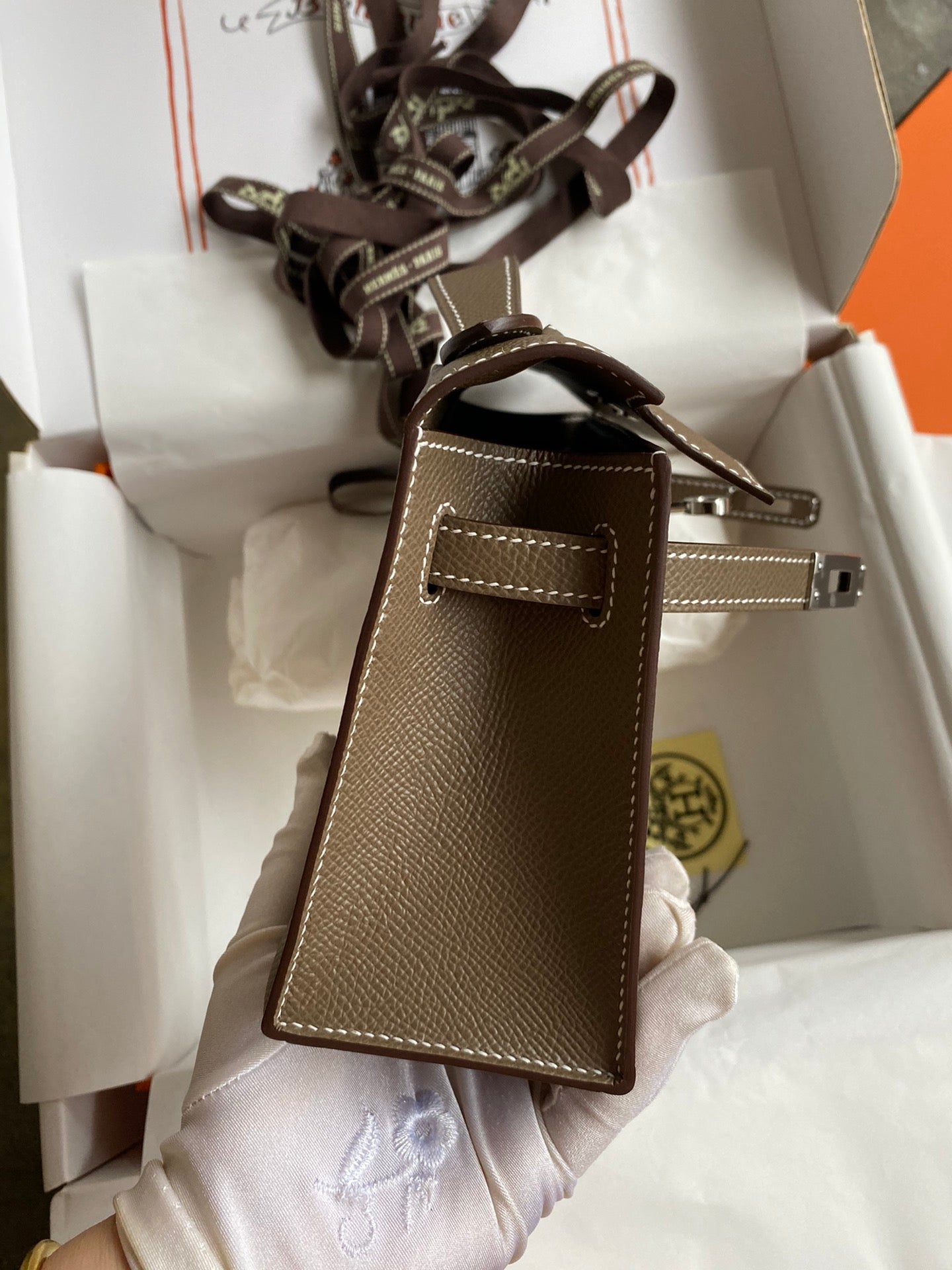 Mini Kelly 22cm Epsom Leather Handbag