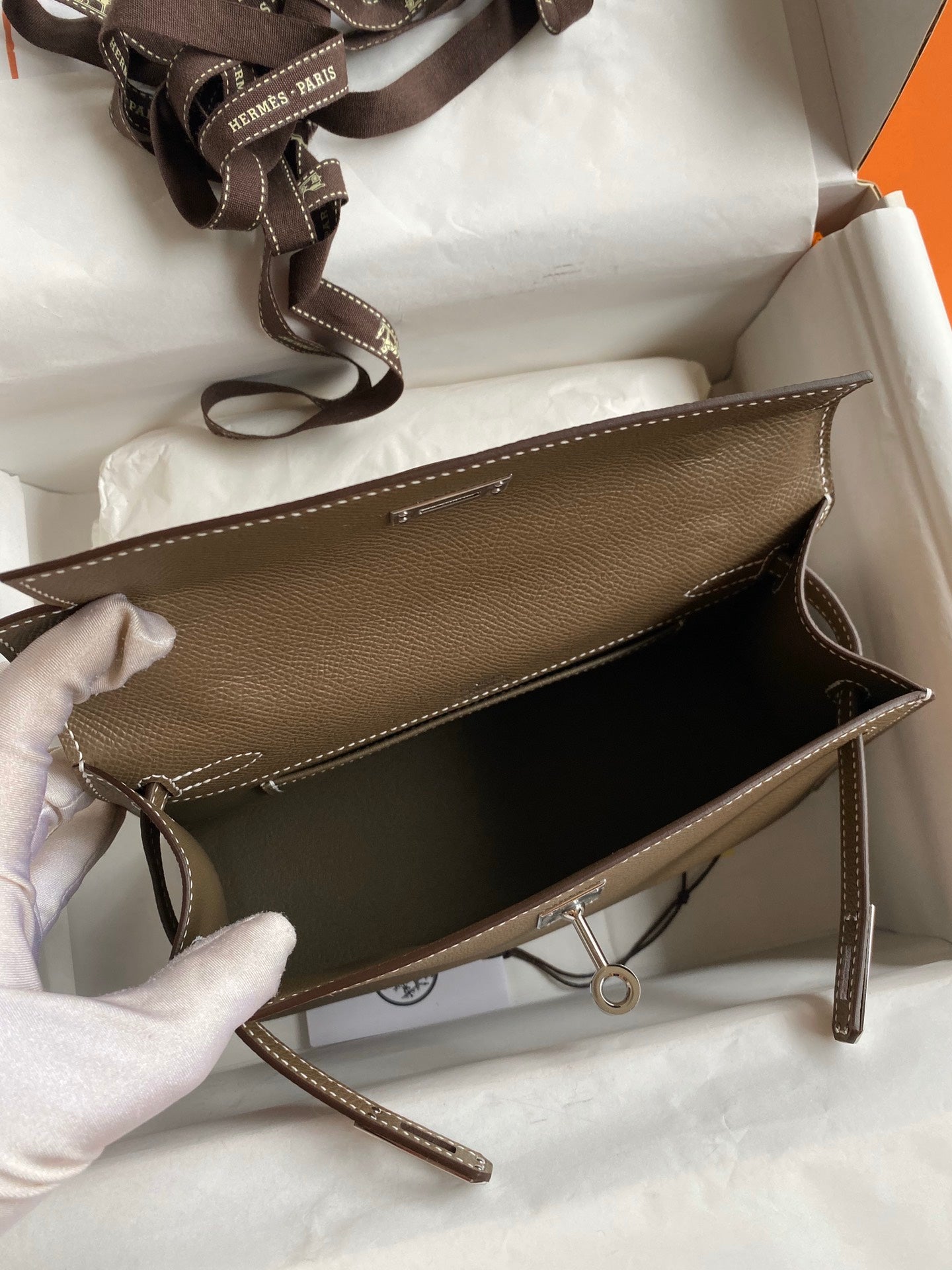 Mini Kelly 22cm Epsom Leather Handbag