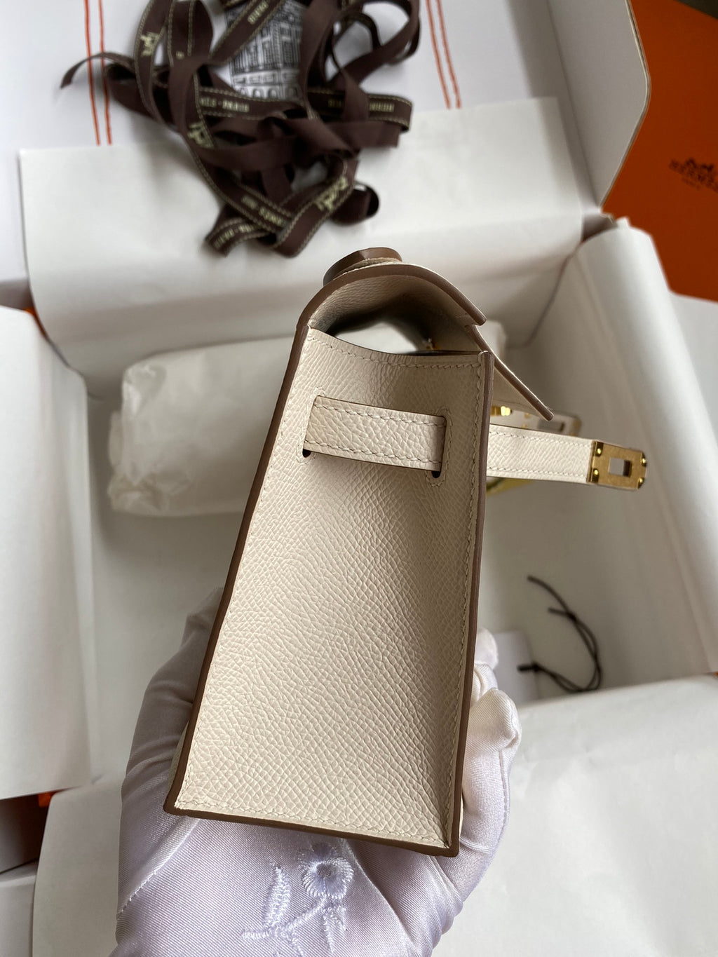 Mini Kelly 22cm Epsom Leather Handbag