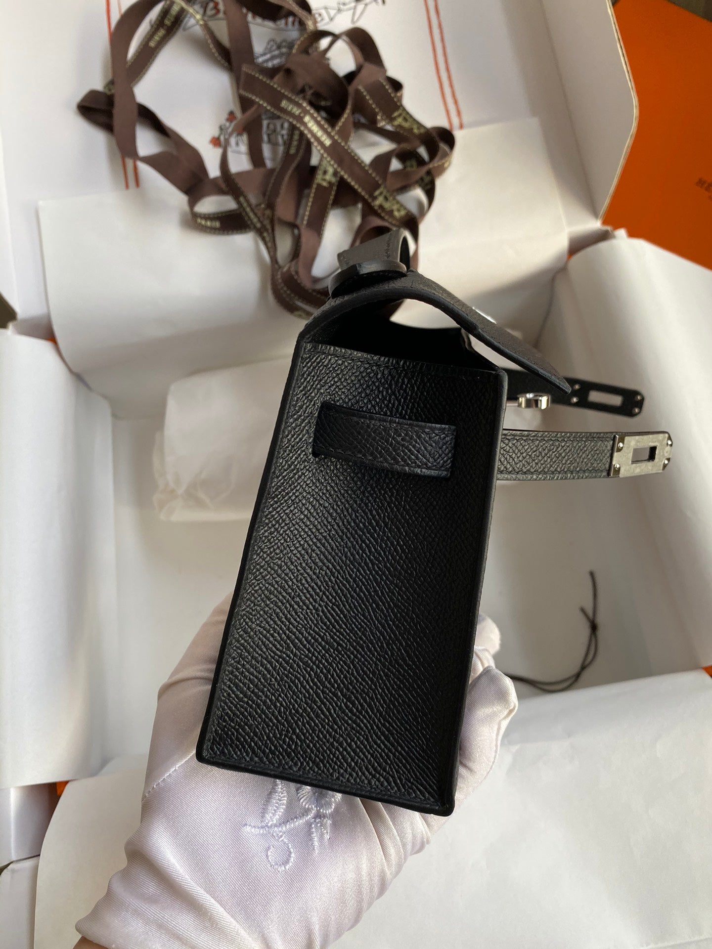 Mini Kelly 22cm Epsom Leather Handbag