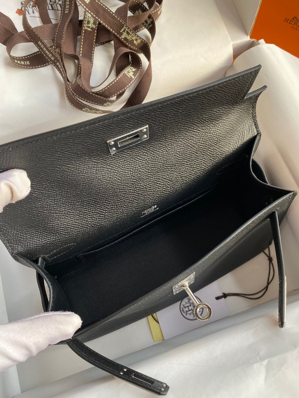Mini Kelly 22cm Epsom Leather Handbag