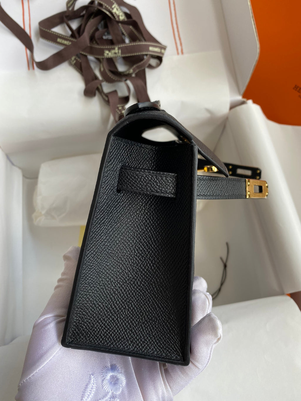 Mini Kelly 22cm Epsom Leather Handbag