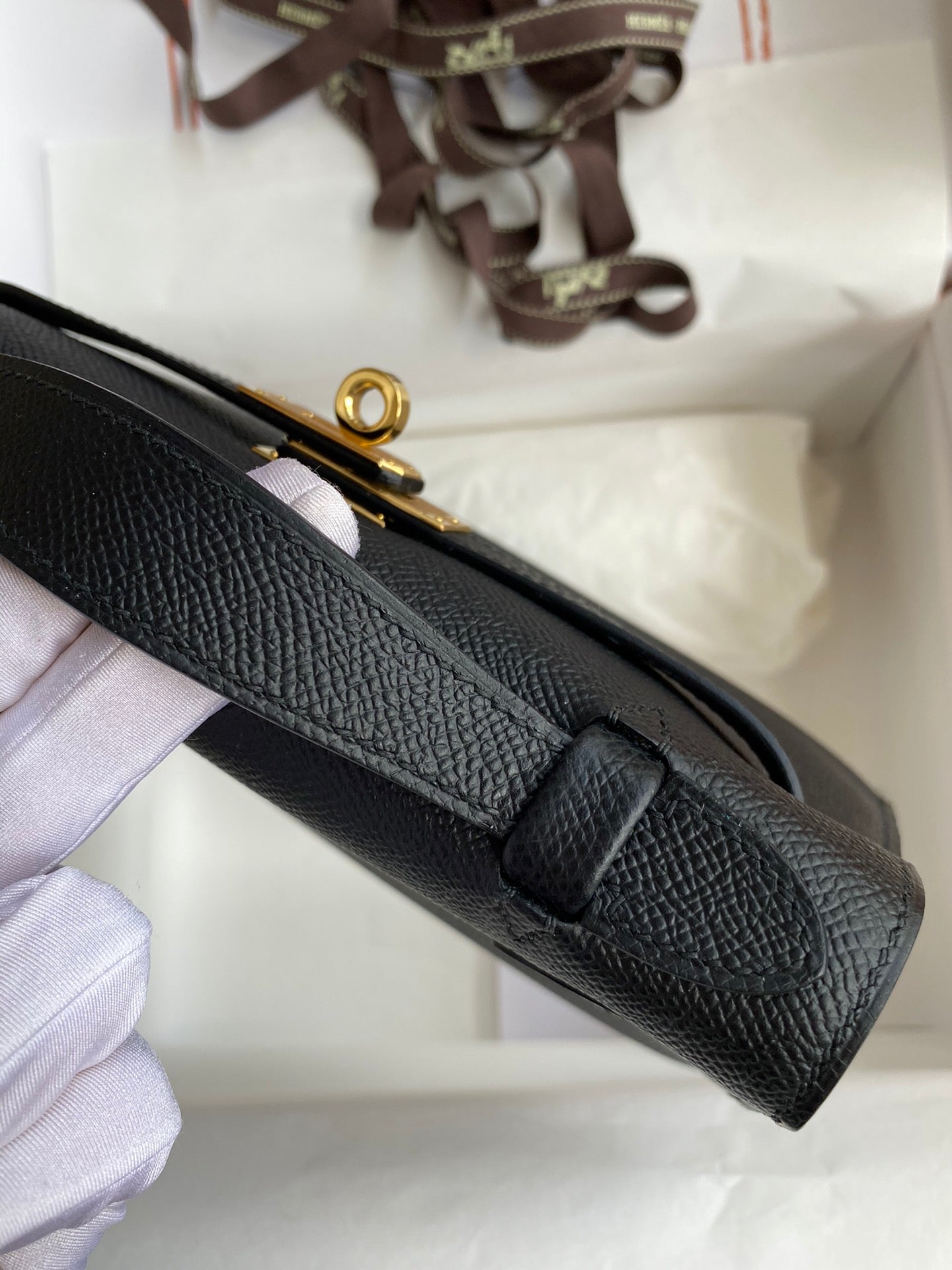 Mini Kelly 22cm Epsom Leather Handbag