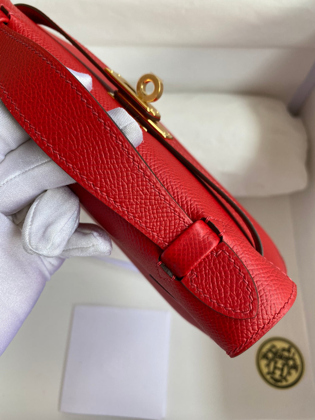 Mini Kelly 22cm Epsom Leather Handbag