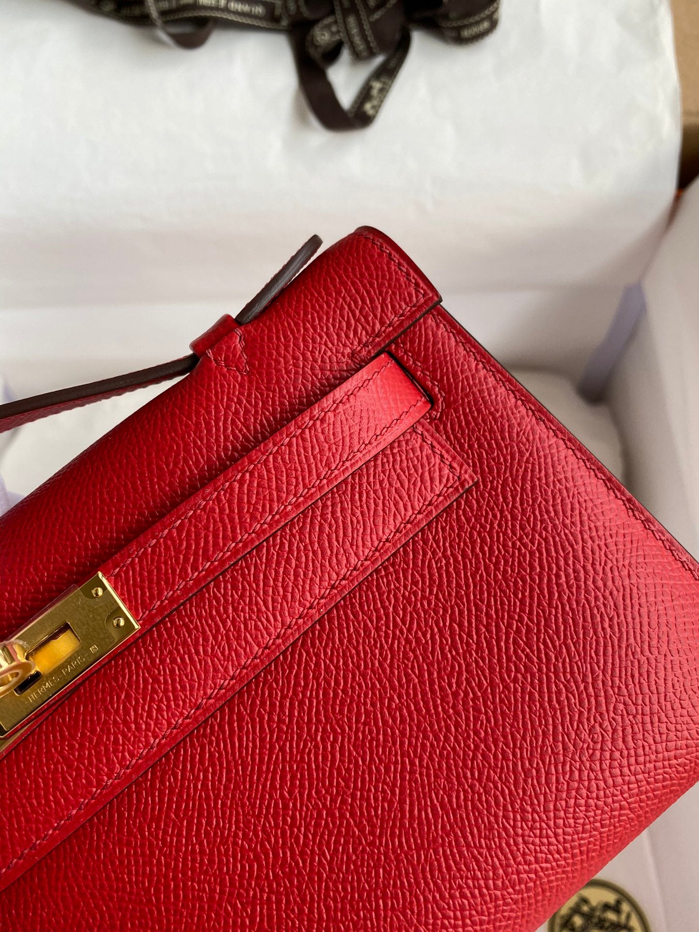 Mini Kelly 22cm Epsom Leather Handbag