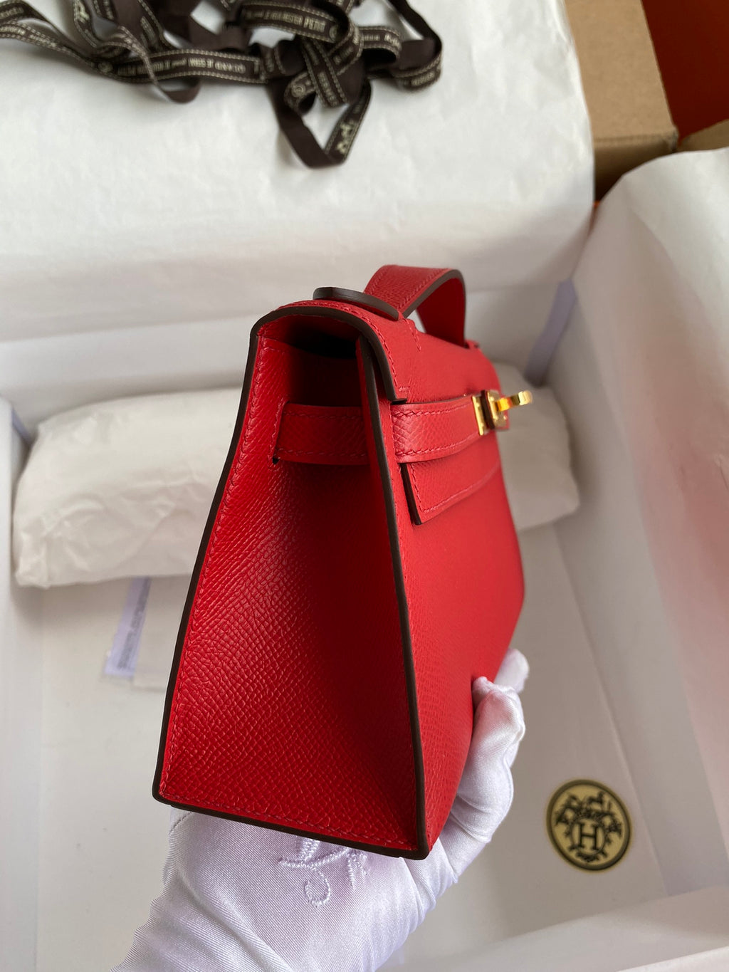 Mini Kelly 22cm Epsom Leather Handbag