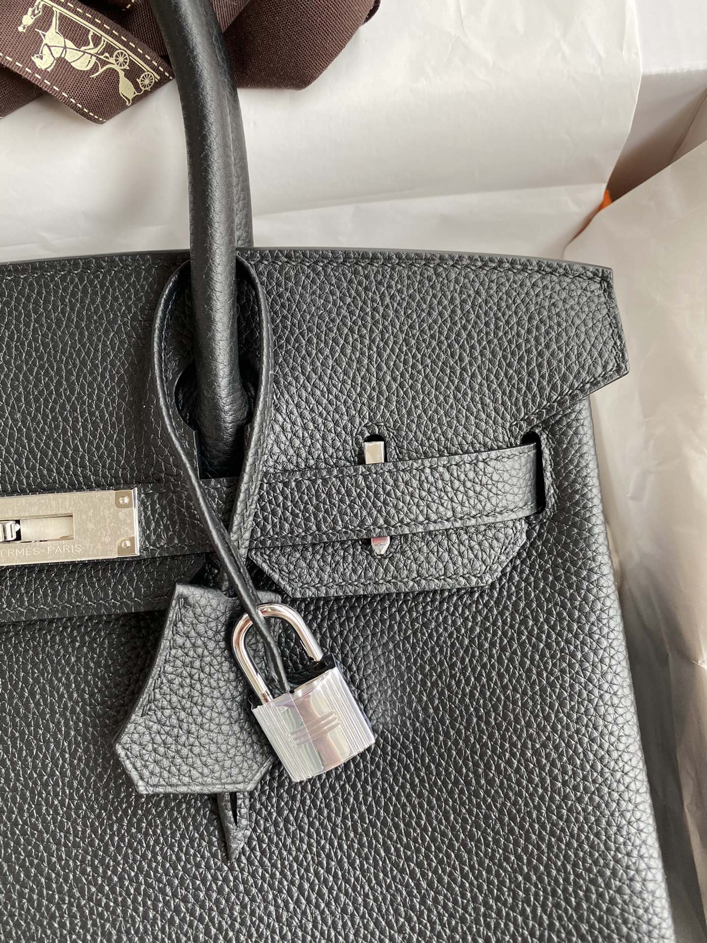 Birkin 30 Togo Leather - Silver