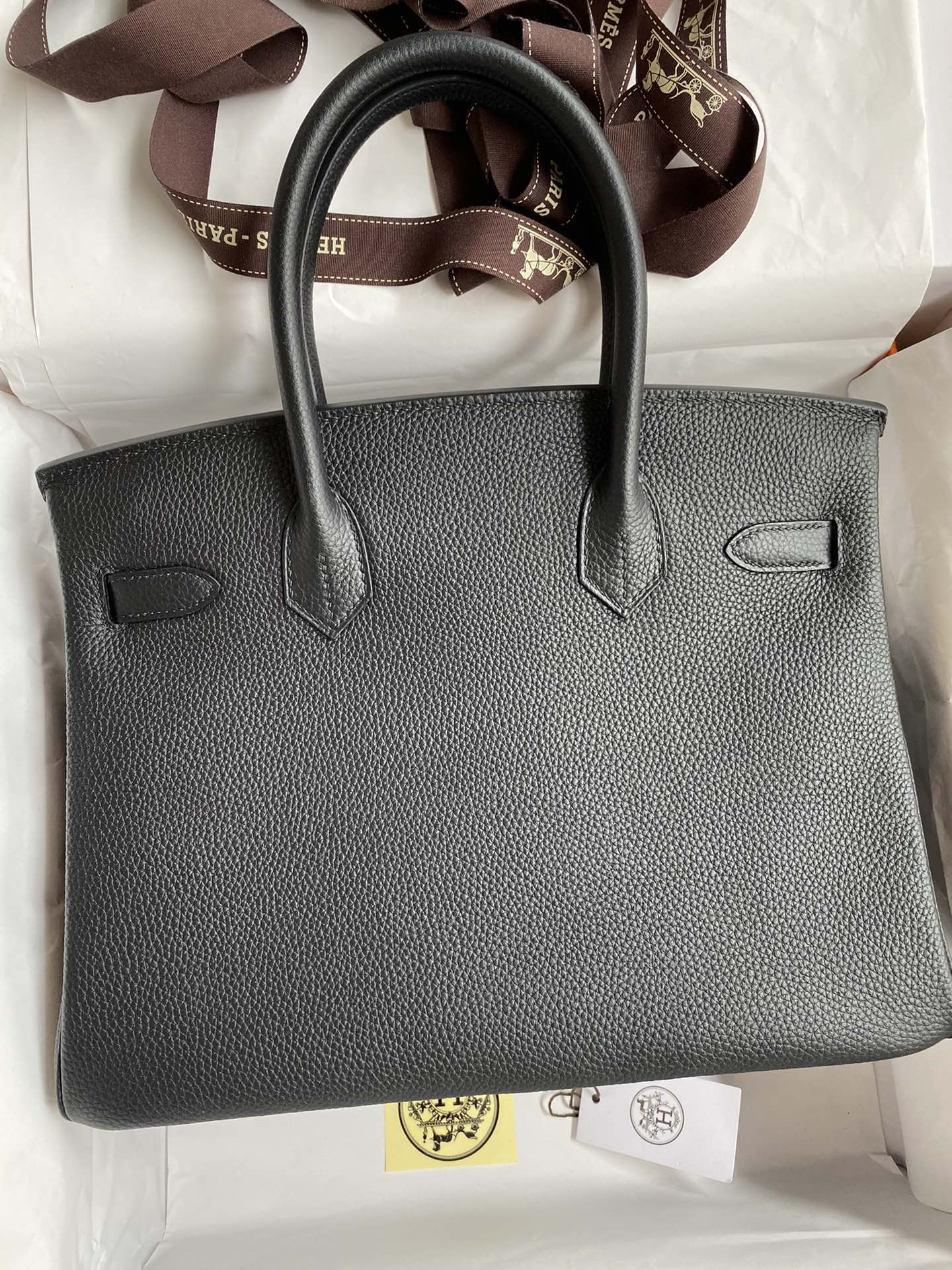 Birkin 30 Togo Leather - Silver