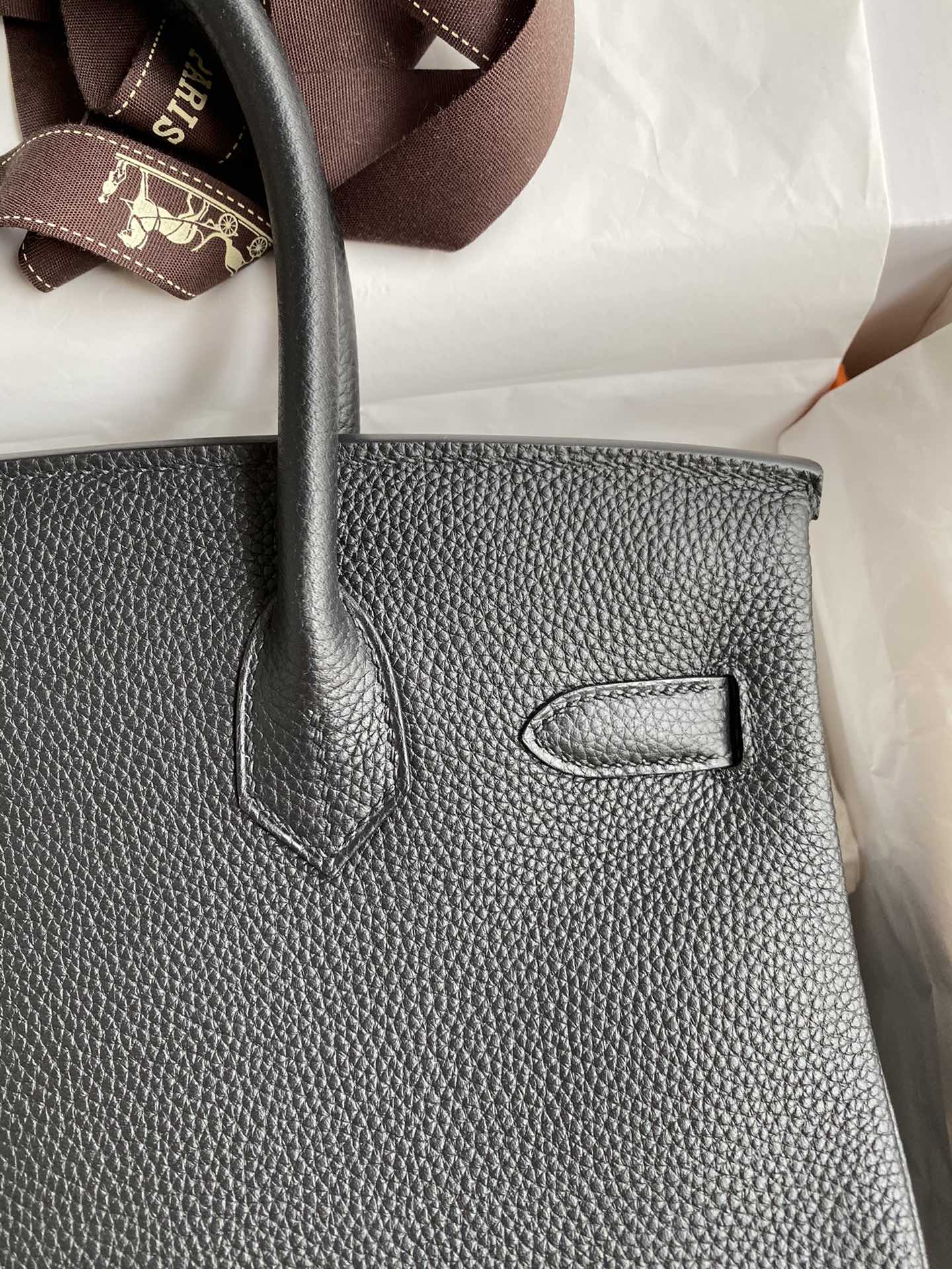 Birkin 30 Togo Leather - Silver