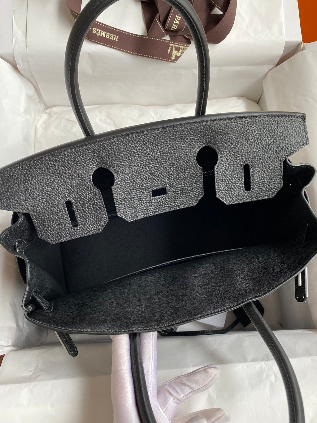 Birkin 30 Togo Leather - Silver