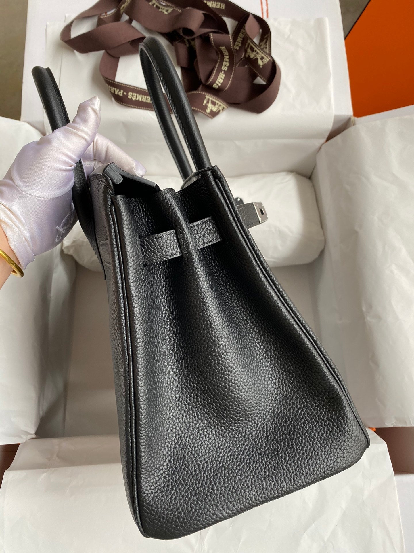 Birkin 30 Togo Leather - Silver