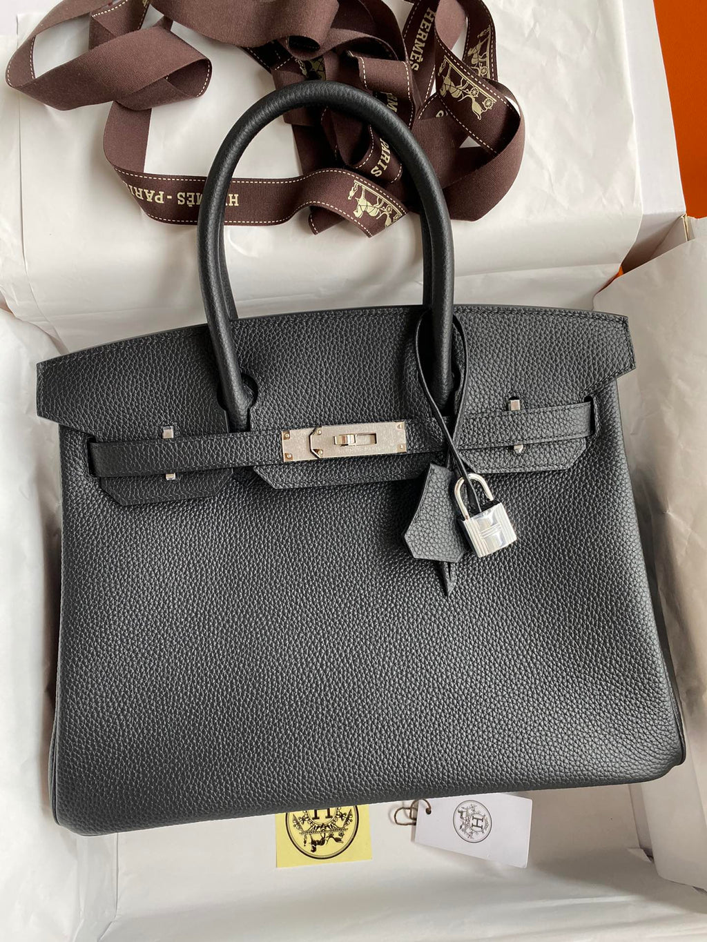 Birkin 30 Togo Leather - Silver