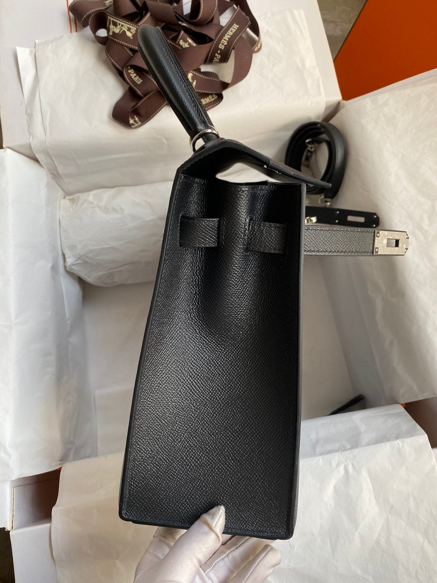 Kelly 32cm Epsom Leather Handbag