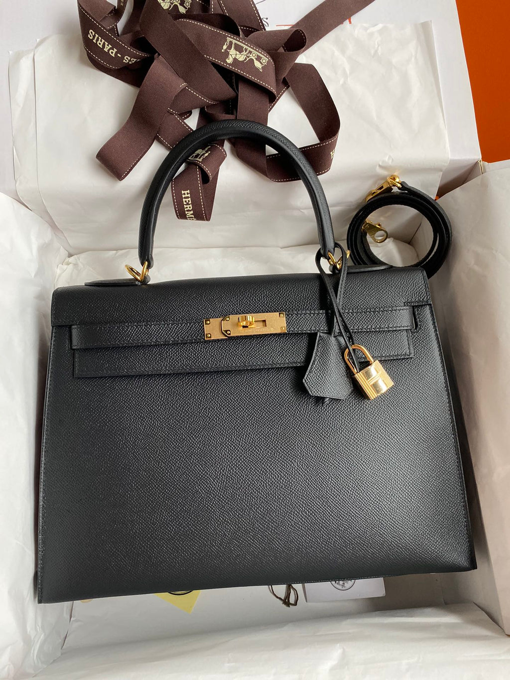 Kelly 32cm Epsom Leather Handbag