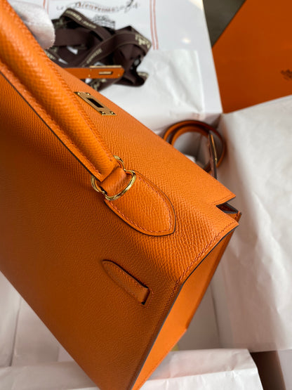 Kelly 32cm Epsom Leather Handbag