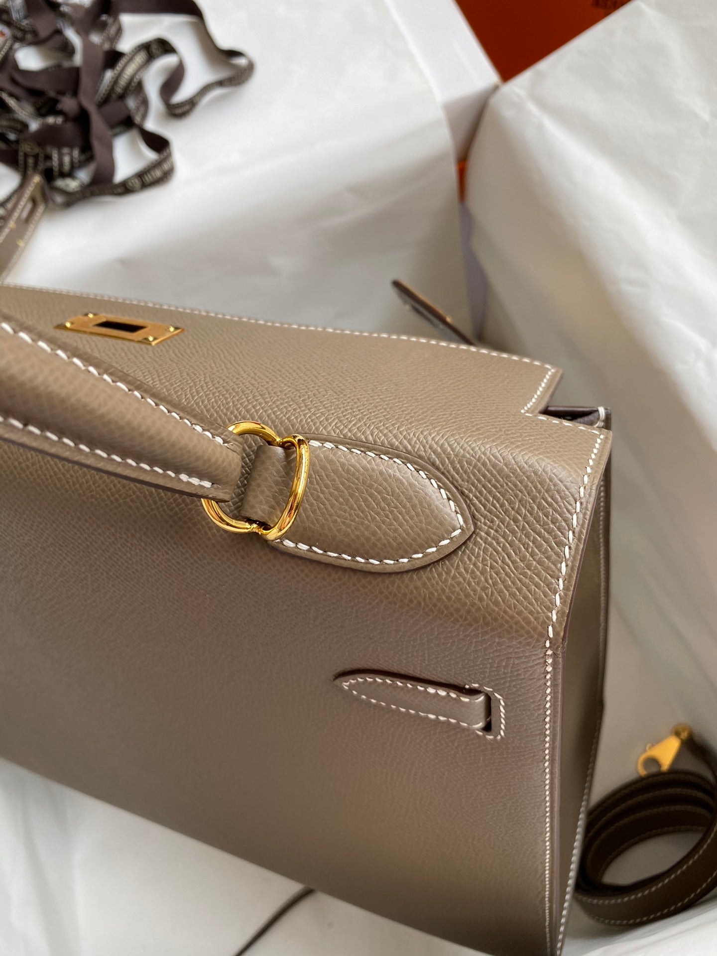 Kelly 32cm Epsom Leather Handbag